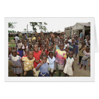 POPKisumu barn Hälsningskort