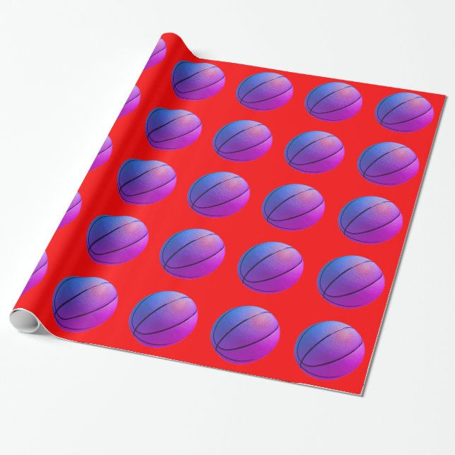 Popkonst Basket Presentpapper (Utrullad)