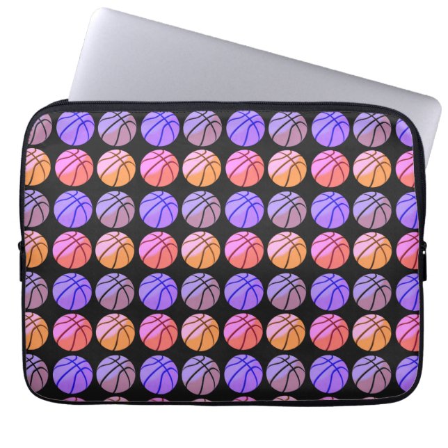 Popkonst Basketboll Laptop Fodral (Framsidan)