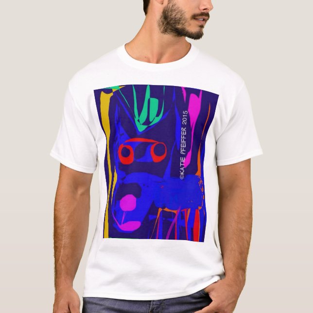 Popkonst Chihuahua T Shirt (Framsida)