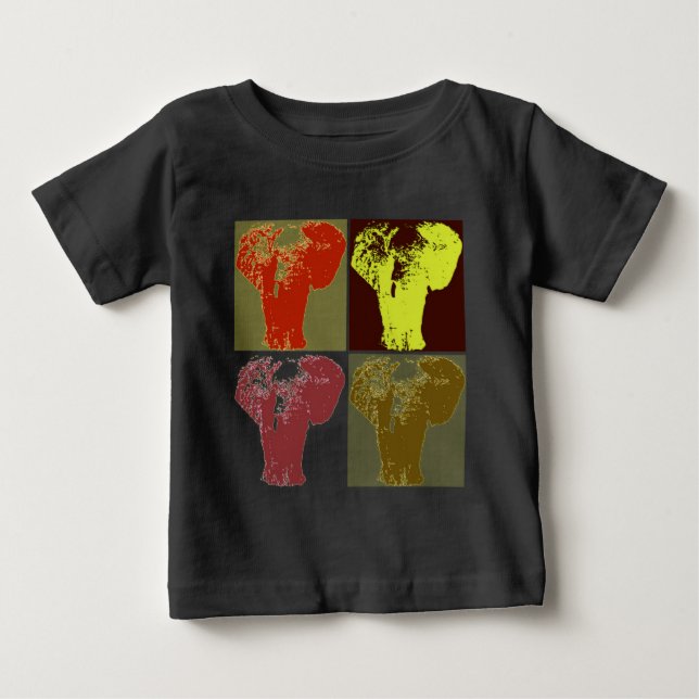 Popkonst Elefant Tee (Framsida)