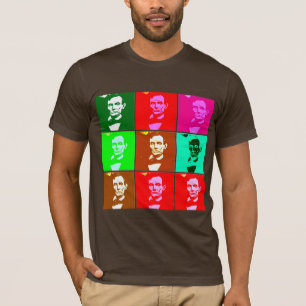 Popkonst .esque Abraham Lincoln T-shirt