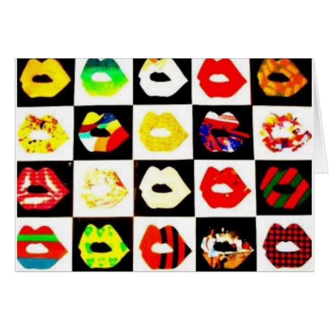 Popkonst Hälsningskort (Framsidan Horizontal)