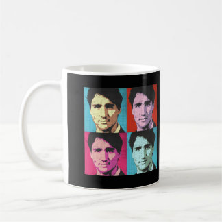 Popkonst Justin Trudeau - .png Kaffemugg