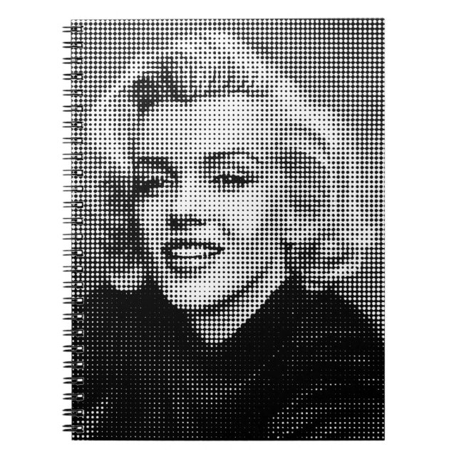 Popkonst Marilyn Anteckningsbok (Framsidan)