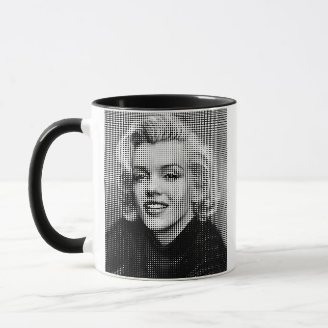 Popkonst Marilyn Mugg (Vänster)