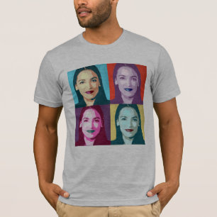 Popkonst Ocasio-Cortez T Shirt