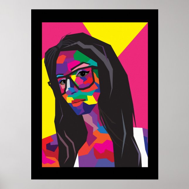 popkonst poster (Framsidan)