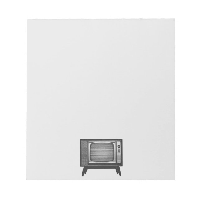 Popkonst Retro TV-apparat Anteckningsblock (Framsida)