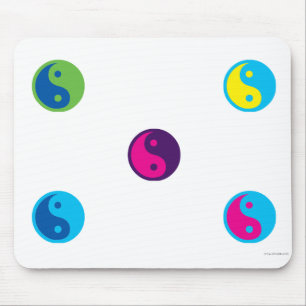 popkonst som utger yang mousepad musmatta