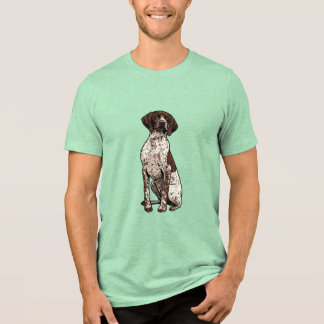 Popkonst tysk korthårig stående fågelhund Grafisk T Shirt