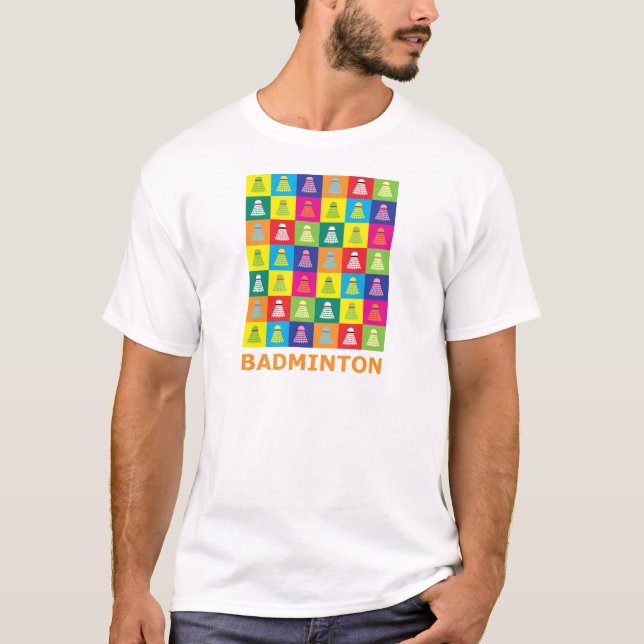 PopkonstBadminton Tee Shirt (Framsida)