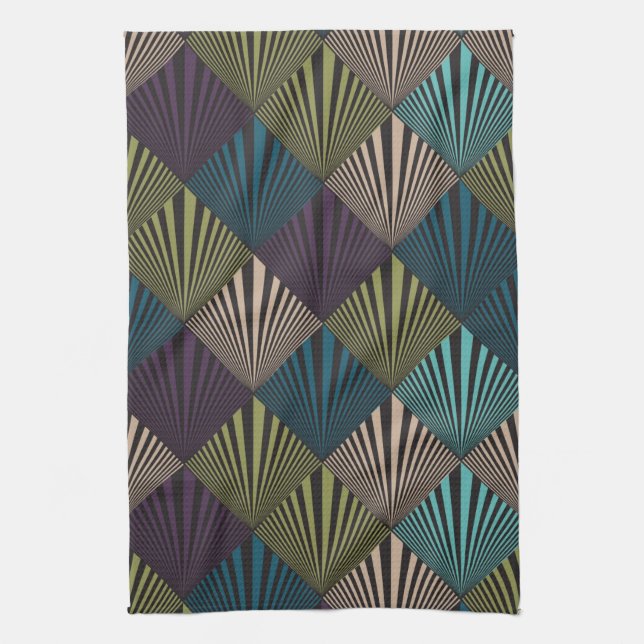 Popkonstbakgrund Kökshandduk (Vertikal)