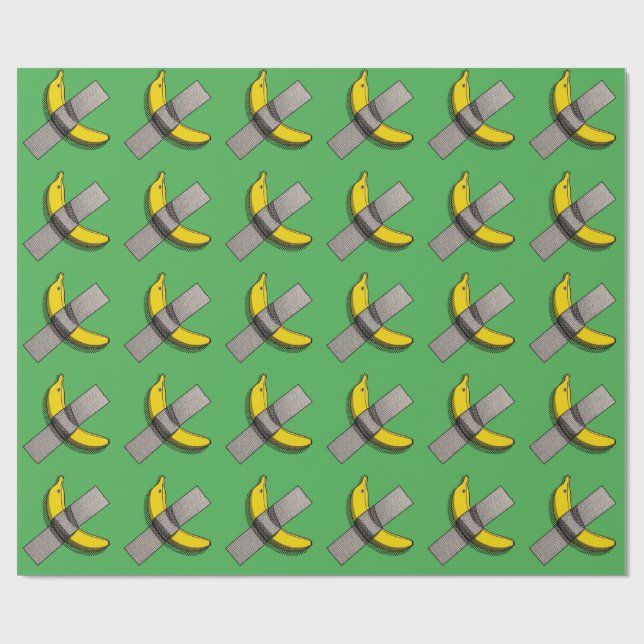 Popkonstbanan och tejpgrafik med rasterpunkter presentpapper (Platt)