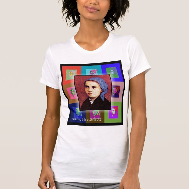 Popkonsten Sanktt Bernadette T-shirt (Framsida)