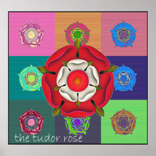 Popkonsten Tudor steg Poster