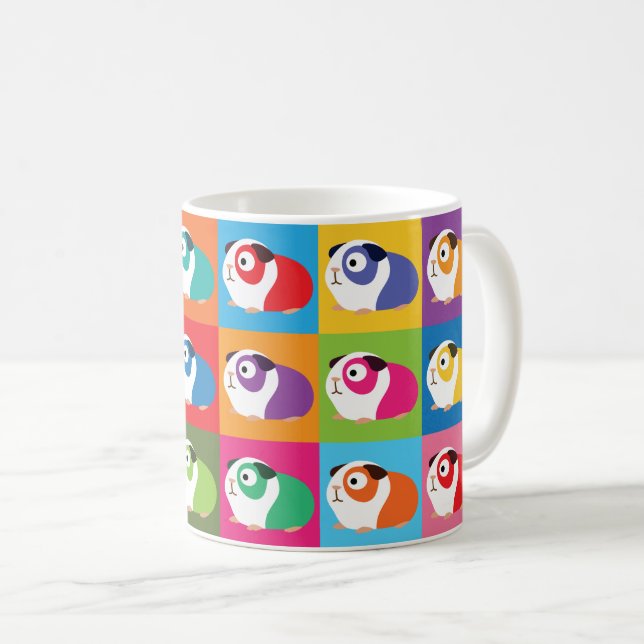 Popkonstförsökskaninar Kaffemugg (Framsida höger)
