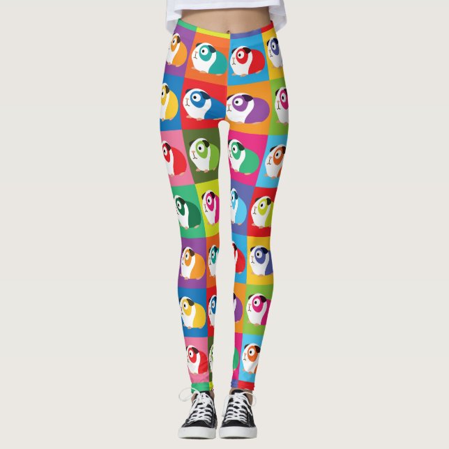 Popkonstförsökskaninar Leggings (Framsida)