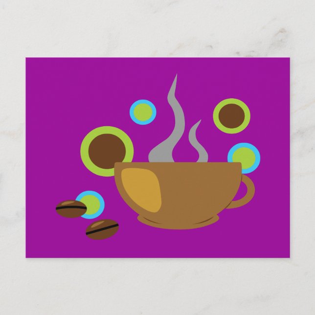 Popkonstkaffe Vykort (Framsida)