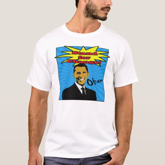 PopkonstObama T-tröja Tröja (Framsida)