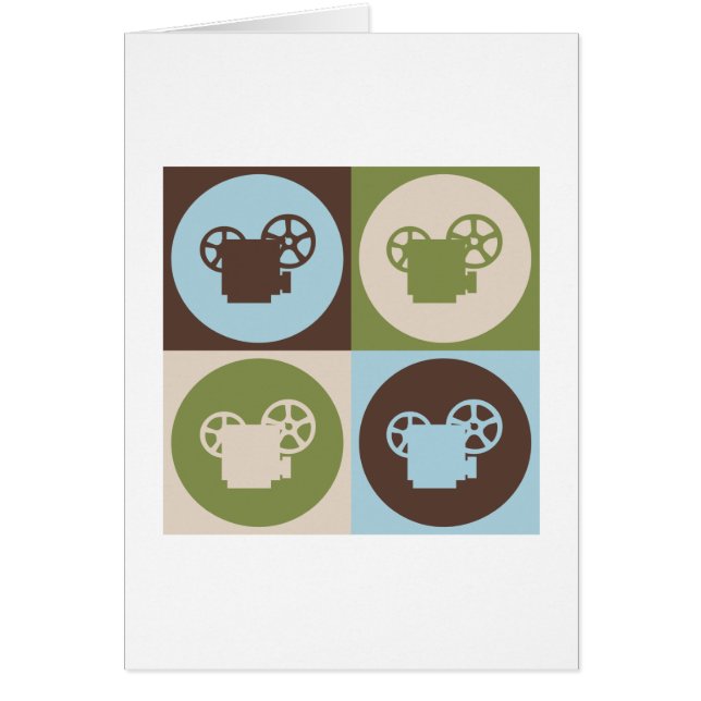 Popkonstprojektion Hälsningskort (Framsidan)