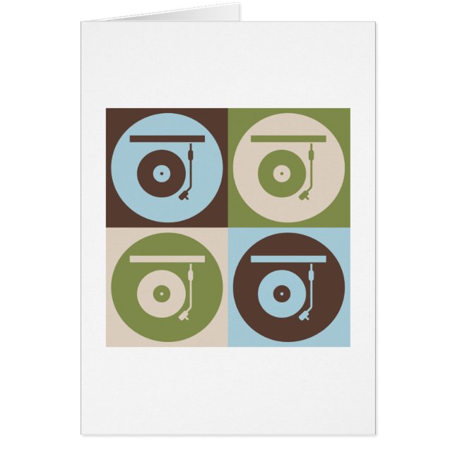 Popkonstrekord Hälsningskort (Framsidan)