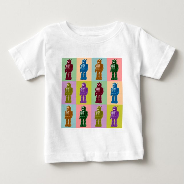 Popkonstrobotar Tee (Framsida)