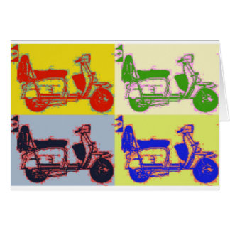 POPKONSTSPARKCYKEL HÄLSNINGSKORT