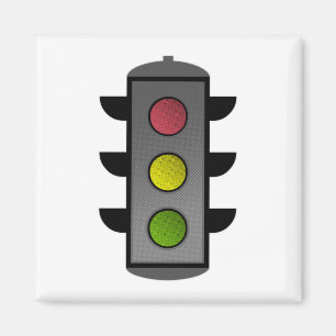 Popkonsttrafikljus Magnet