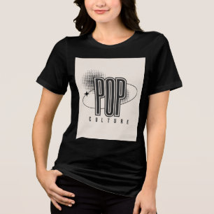 Popkultur Grafisk T-Shirt Retro Typografi Tröja