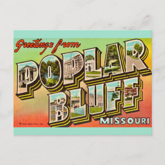 Poplar Bluff MO vykort