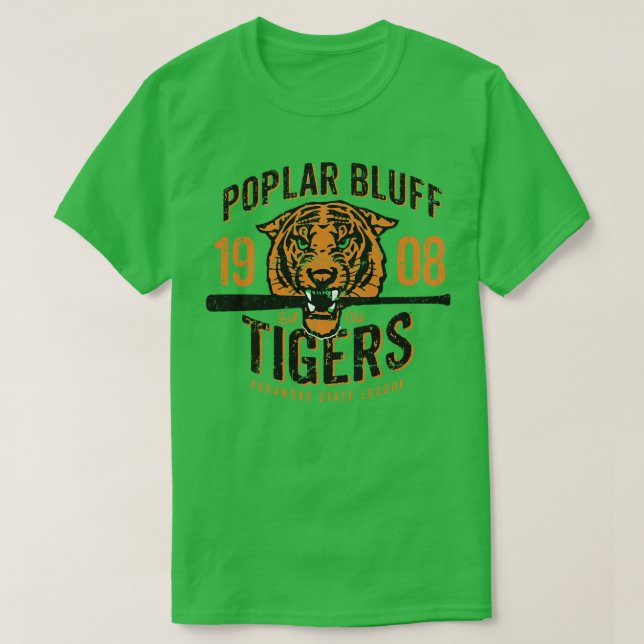 Poplar Bluffs Tigers T Shirt (Design framsida)