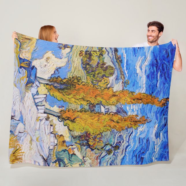 Poplarerna på Saint-Rémy, Van Gogh Fleecefilt (På plats)