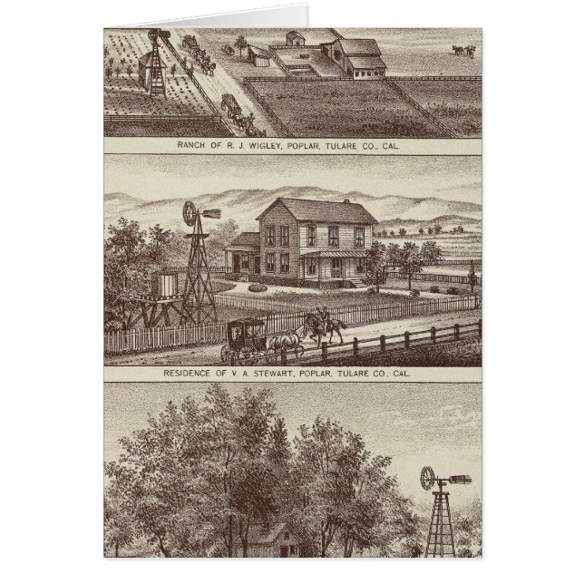 Poplarrancher Hälsningskort (Framsidan)