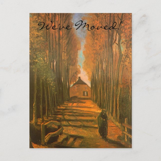 Poplars av Vincent van Gogh, Byte av Adress Meddelande Vykort (Framsida)