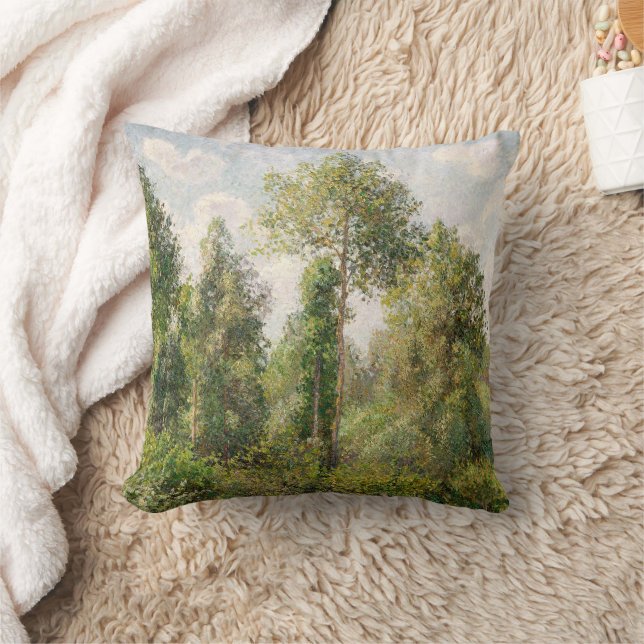 Poplars, Éragny Camille Pissarro Kudde (Filt)