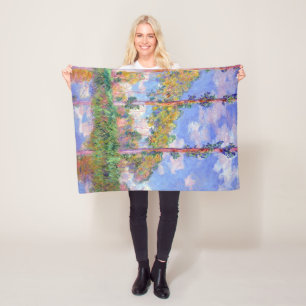 Poplars i Sol, Monet Fleecefilt