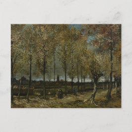 Poplars nära Nuenen av Vincent Van Gogh Vykort