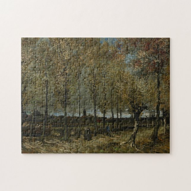 Poplars Near Nuenen av Vincent Van Gogh Pussel (Horisontell)