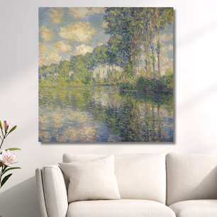 Poplars on Epte - Monet Canvastryck