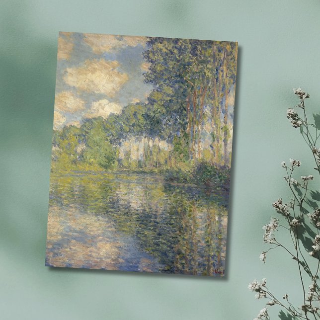 Poplars on Epte - Monet Vykort (Skapare uppladdad)