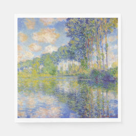 Poplars på floden Epte (av Claude Monet) Pappersservett