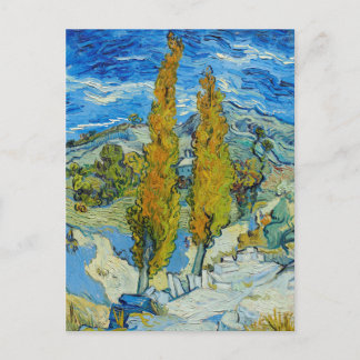 Poplars på Saint-Rémy, 1889 Vincent Van Gogh Vykort