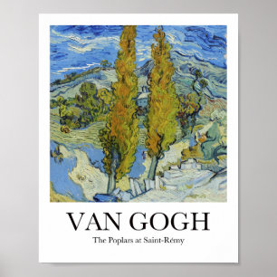 Poplars på Saint-Rémy av Vincent van Gogh Poster