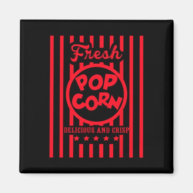 Popmajskostnad, färsk, för Halloween Magnet (Framsidan)