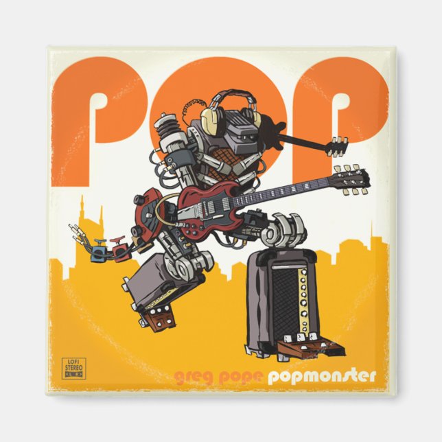 POPMONSTER ALBUM MAGNET (Framsidan)