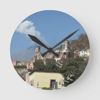 Popo säger hej rund klocka