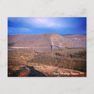 Popolopen Trail View of Bear Mountain Bridge Vykort