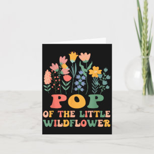 Popp av Den lilla vilda blomman Ba Kort