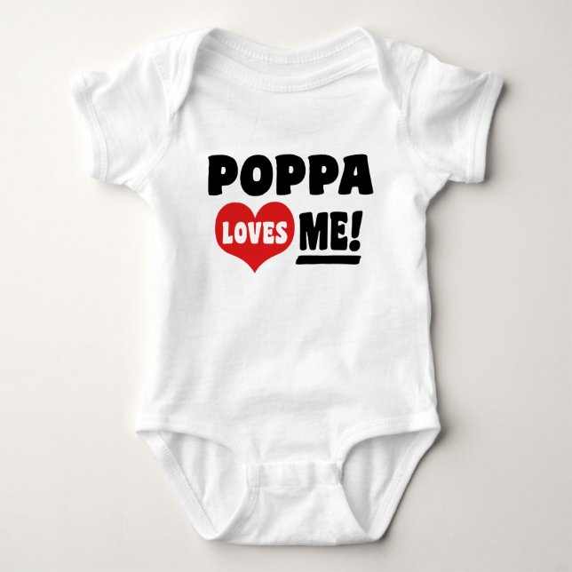 Poppa Kärlek Me T-shirt (Framsida)